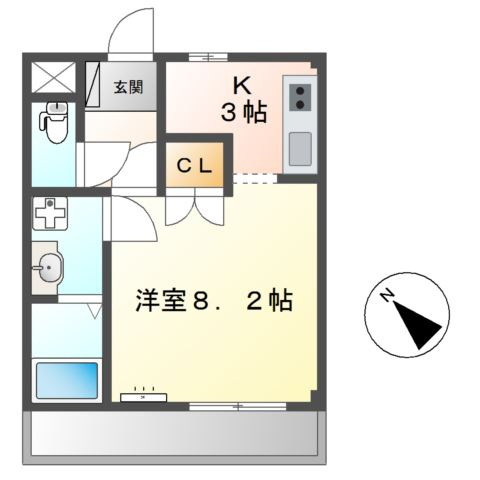 ワカバハイツの間取り
