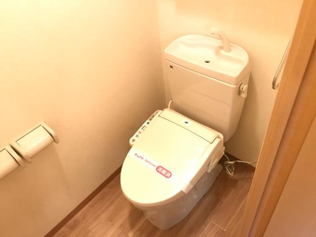 ワカバハイツのトイレ|シャワー付きトイレ（イメージ）
