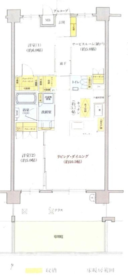 【間取り】 | クレアホームズ道後南