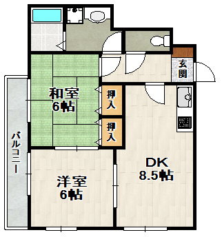 メゾン野上の間取り