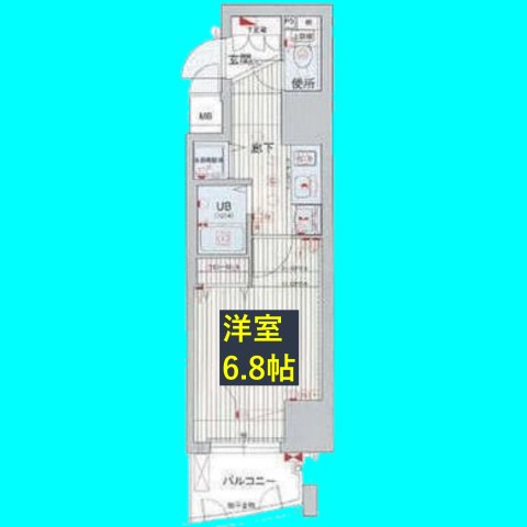 プレサンス覚王山D-StyleⅡの間取り