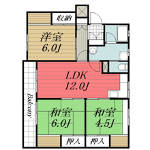 【間取り】 | レインボーハウス勾当水　A4号棟