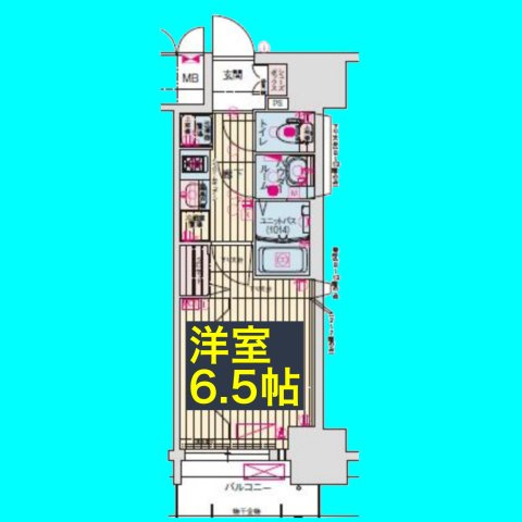 プレサンスTHE新栄の間取り