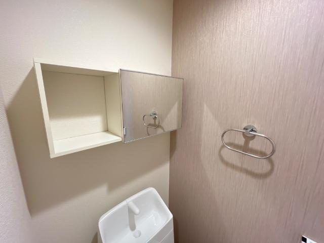 アネックス隅の浜のトイレ|ミラーキャビネット