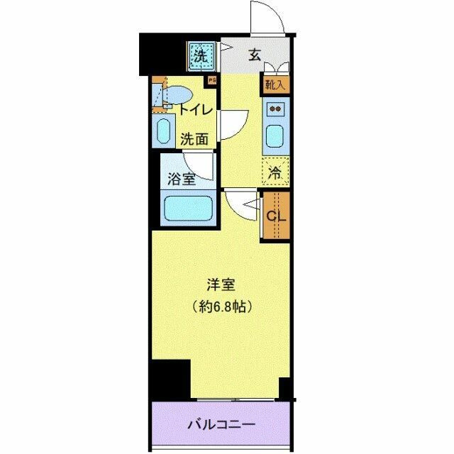 ディアレイシャス横浜吉野町の間取り
