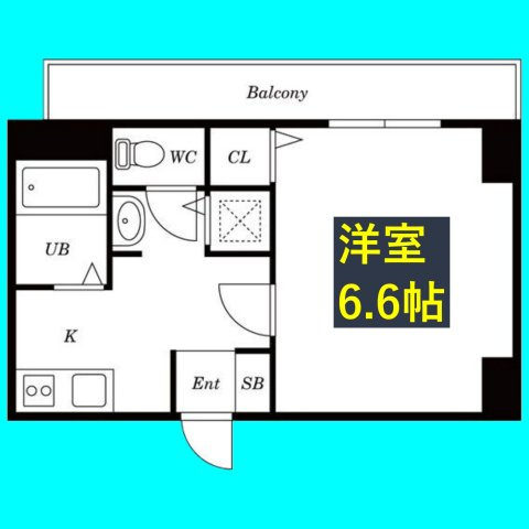 プレミアムコート名古屋金山インテルノの間取り