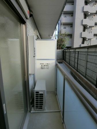 プライムコート鶴ヶ島のバルコニー