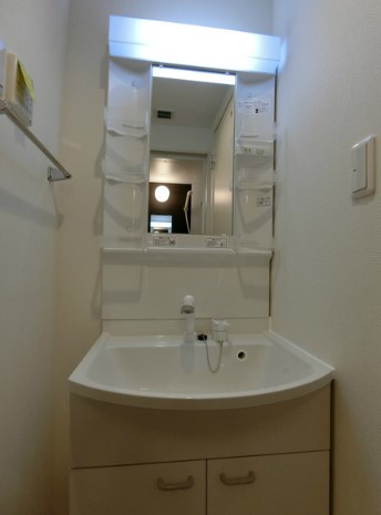 プライムコート鶴ヶ島の洗面所