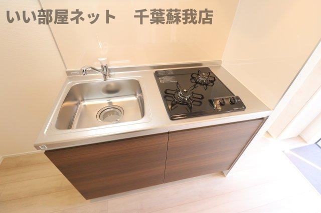 和良比新築アパートのキッチン|キッチンでお料理をお楽しみください