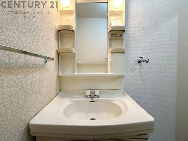 コンパクトで使いやすい洗面所