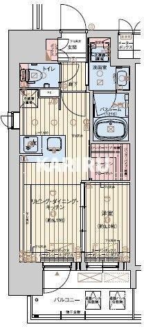 レオンヴァリエ長堀通の間取り