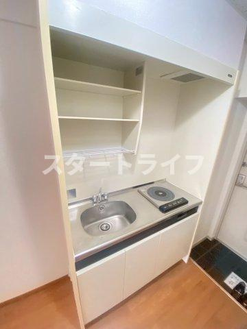 大阪市東淀川区下新庄３丁目の賃貸マンションのキッチン