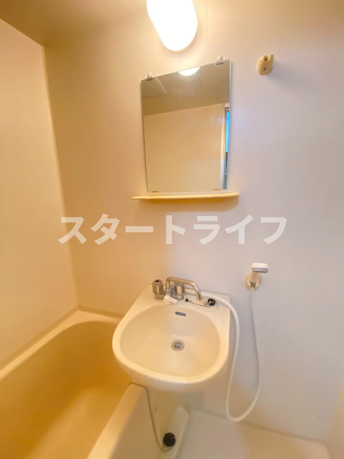 大阪市東淀川区下新庄３丁目の賃貸マンションの洗面所