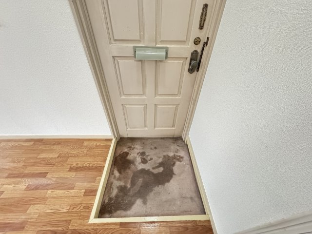 シンワコーポの玄関