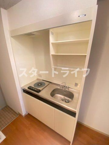 大阪市東淀川区下新庄３丁目の賃貸マンションのキッチン