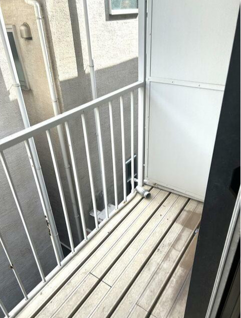 ハウスヴァリー　角部屋　最上階　閑静な住宅街 のバルコニー