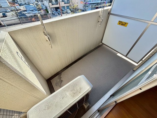 メルベーユコートのバルコニー