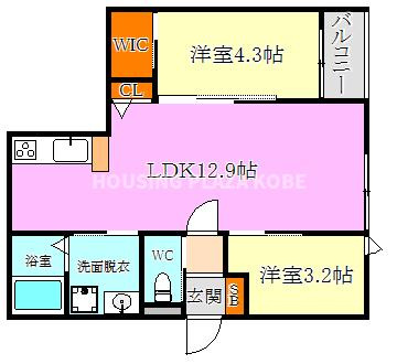 神戸市長田区山下町４丁目のアパート