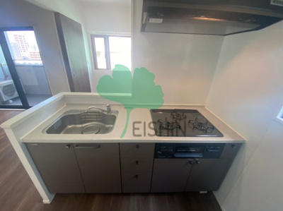 【キッチン】 | エンクレスト博多THE TIME(エンクレスト博多ザタイム) | シンプルな清潔感のあるキッチンです！