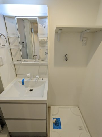 ハーモニーテラス楓の洗面所|201号室