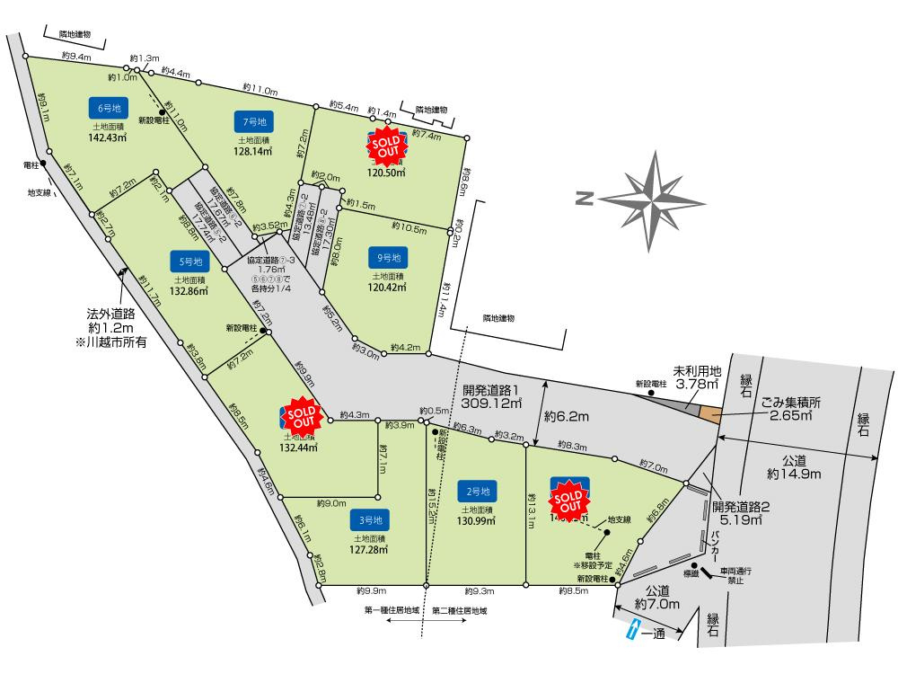 川越市小仙波町２丁目の売地