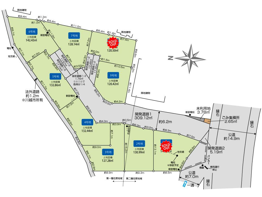 川越市小仙波町２丁目の売地