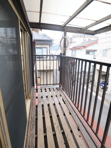 岩佐邸のバルコニー