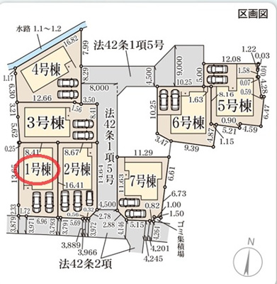 【区画図】 | リーブルガーデン奈良菅原町７期 | 区画図