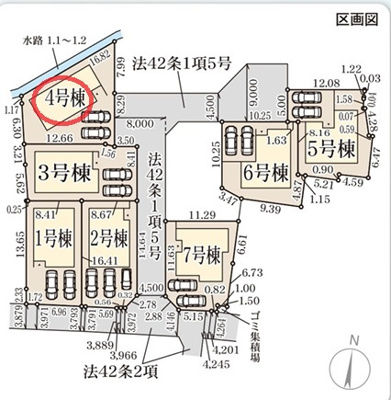 【区画図】 | リーブルガーデン奈良菅原町７期 | 区画図