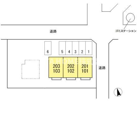 アーバンライフ多田館の区画図
