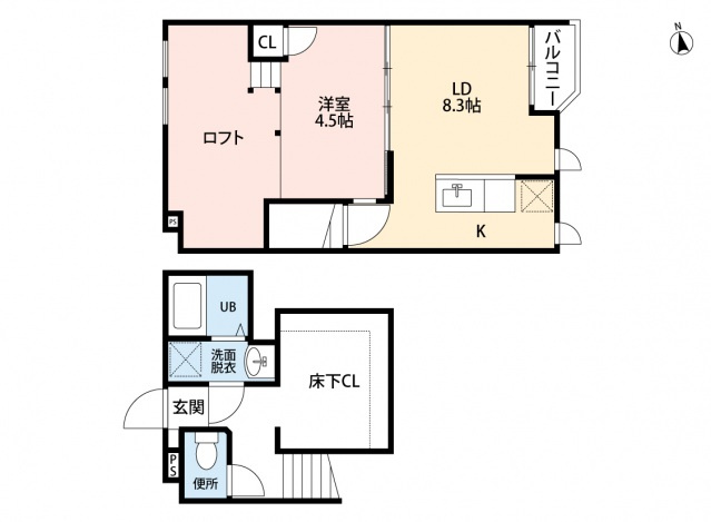 福岡市博多区美野島１丁目のアパート