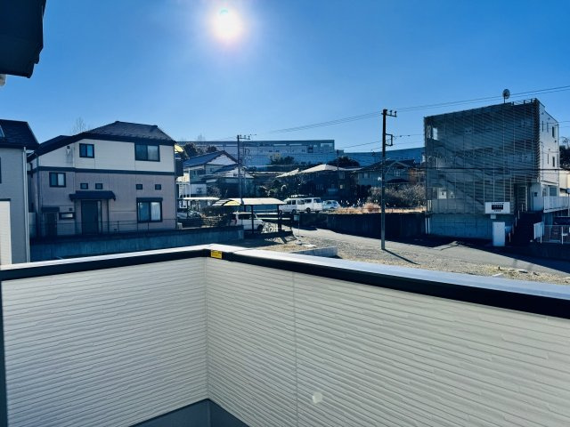 八王子市　兵衛　新築一戸建て　１期のバルコニー|～陽当たりの良いバルコニー　洗濯物がよく乾きそうです～