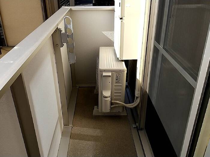 サンビレッジ春のバルコニー