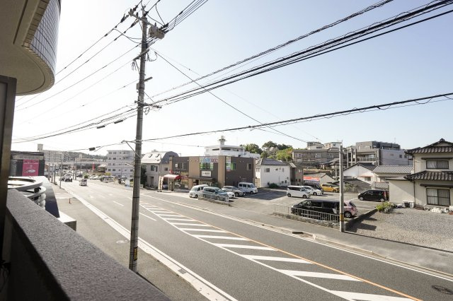 ダイナコート折尾Ⅱ　2階の展望|現状優先になります。