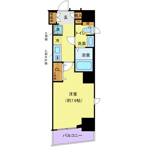 RELUXIA門前仲町の間取り