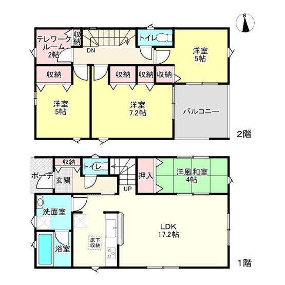 【間取り】 | 赤穂市古浜町第1/全2棟