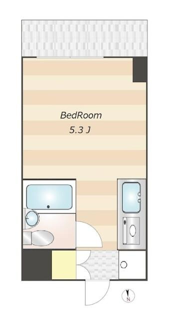 １Ｋ　専有面積１４．８５m2