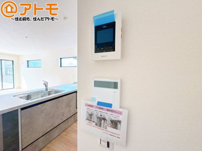 【防犯設備】 | 葵区駒形通3期　新築戸建　全1棟 | TVモニター付きインターホンは訪問者を確認することができ、防犯性に優れています。
