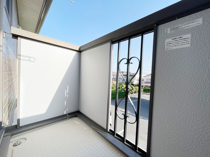 メゾンクレール　Ａのバルコニー
