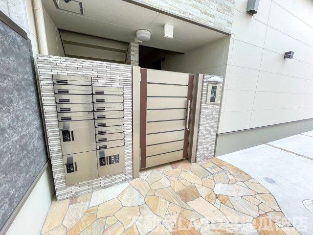 フジパレス弥刀Ⅱ番館のエントランス