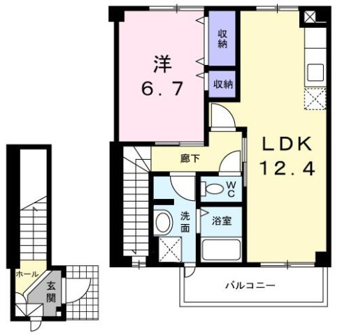 ニューシティ藤澤Ａ棟の間取り