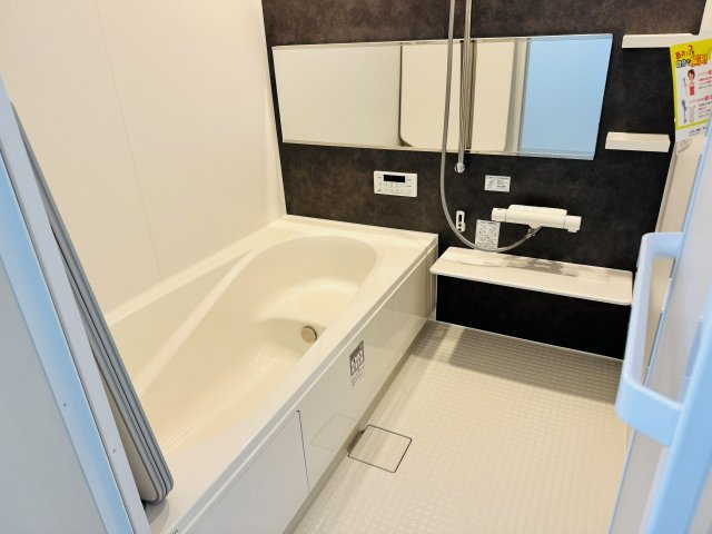 八王子市　兵衛　新築未入居戸建て　１期の浴室|～のびのびくつろげるバスルーム　１日の締めくくりに癒やしのバスタイムを～