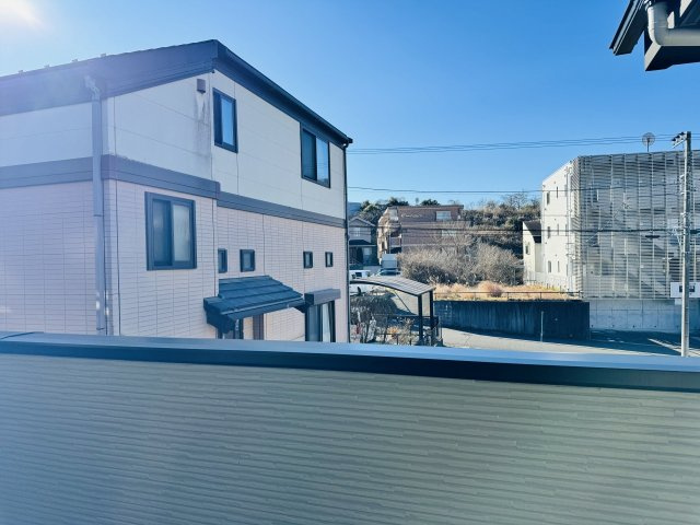 八王子市　兵衛　新築一戸建て　１期のバルコニー|～陽当たりの良いバルコニー　洗濯物がよく乾きそうです～