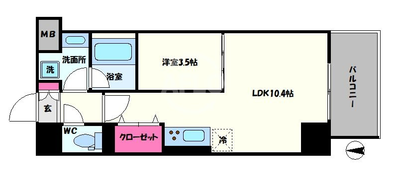 KGソフィアアベノ播磨町の間取り|Kgソフィアアベノ播磨町　間取り