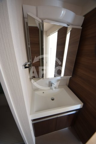 サンセリテ至誠会松崎町の独立洗面台|サンセリテ至誠会松崎町　独立洗面台