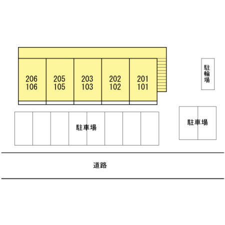 ジュネス92の区画図