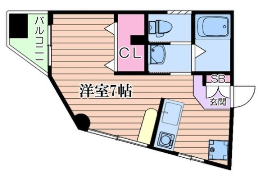ロマネスク淡路の間取り