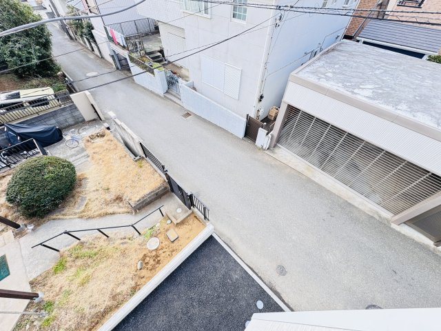 柏市青葉台１丁目新築戸建（青葉台第４）の展望|バルコニーより道路側眺望