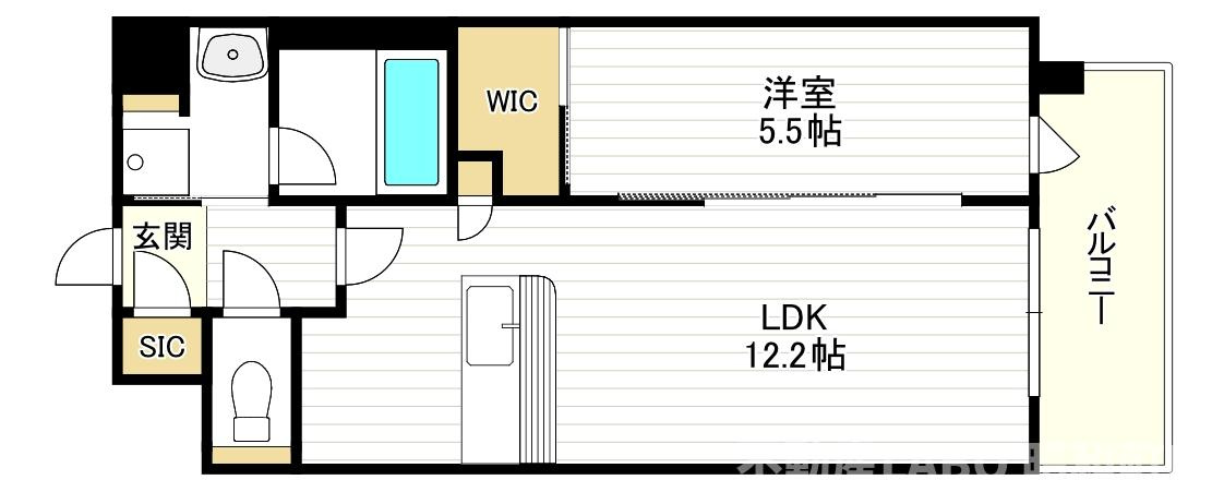 スプランディッド天王寺SOUTHの間取り