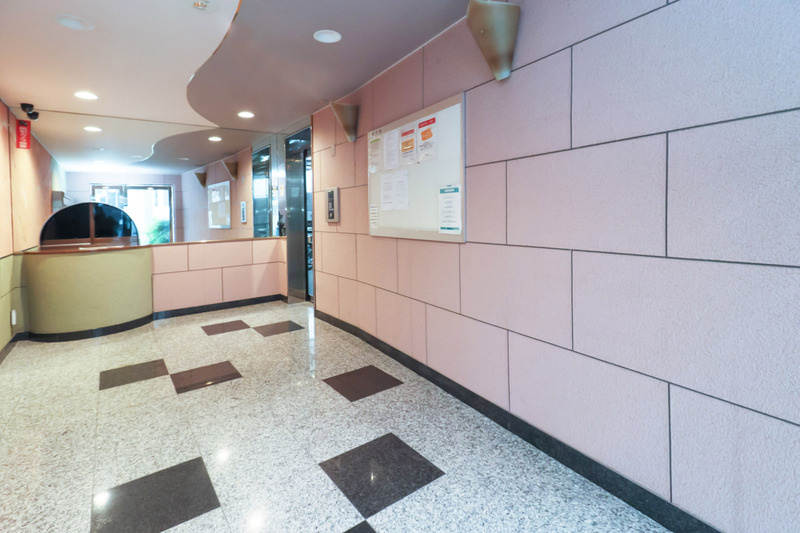  ダイナコート医生ヶ丘　3階のエントランス
